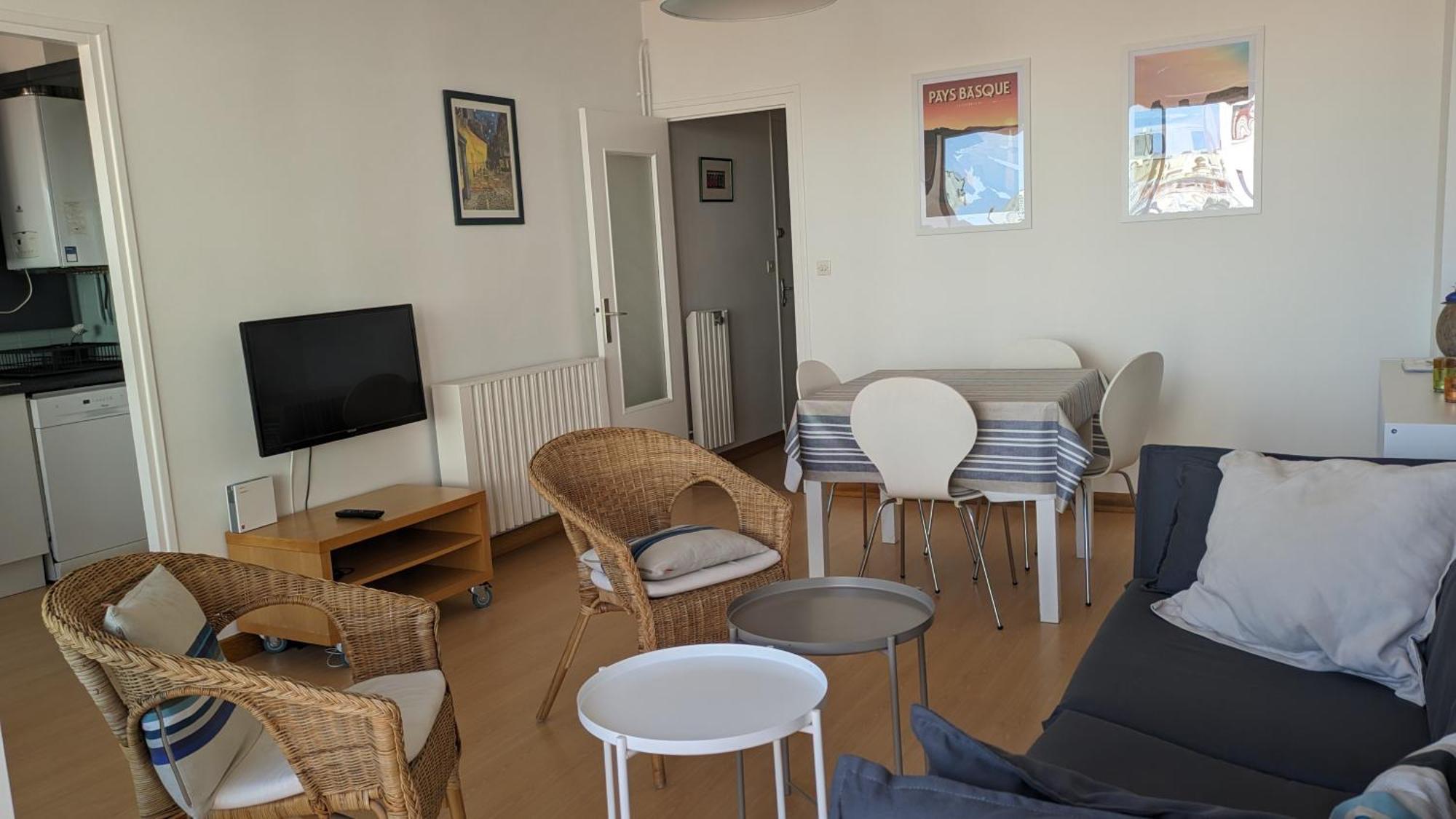 Appartement 3 Pieces Au Coeur D'Hendaye Plage Exterior foto